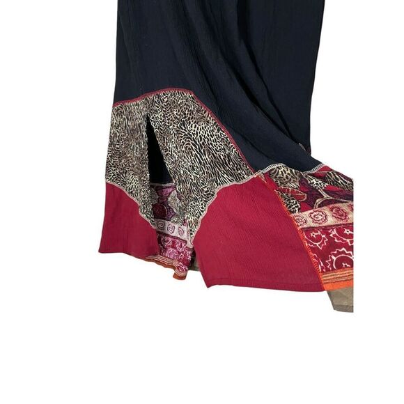 Vintage Koret Elastic Waist Boho Floral Maxi Skirt Women’s Size 16W - Picture 8 of 9